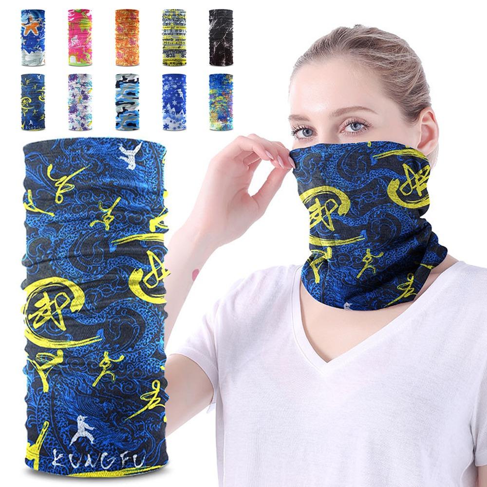Bandana Windproof Headband Shield Mask Printing Cycling Scarfs UV Face Mask Men Women