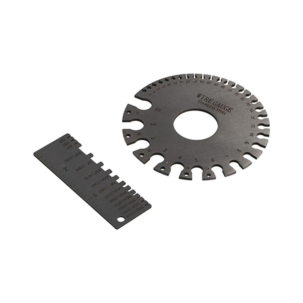 Листовой Кабель 0.3125"-0.007" Шкала Нержавеющая Сталь Антикоррозийный Измерение Толщины Калибр Измерительный Инструмент Пластина Линейка