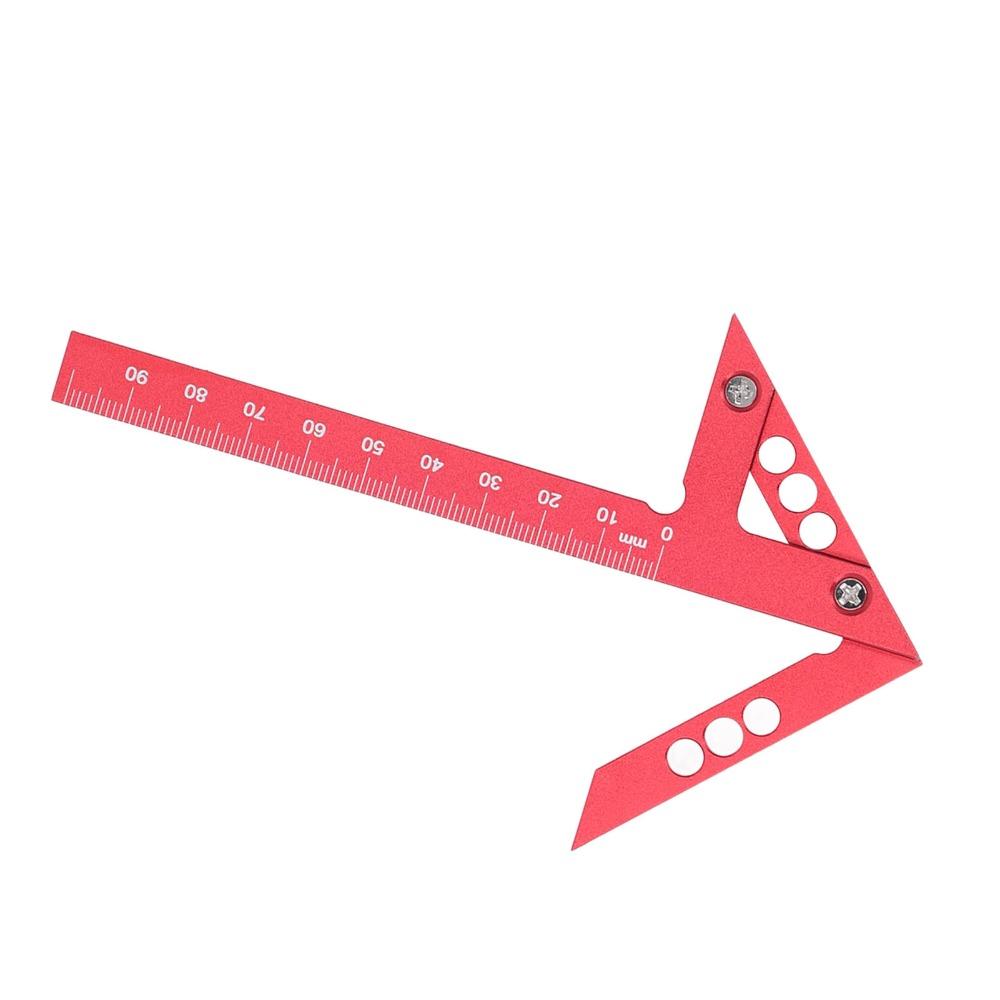 100mm Range Center Scribe Gauge 45 Degree 90 Degree Angle Scribing Tool Woodworking Line Caliber