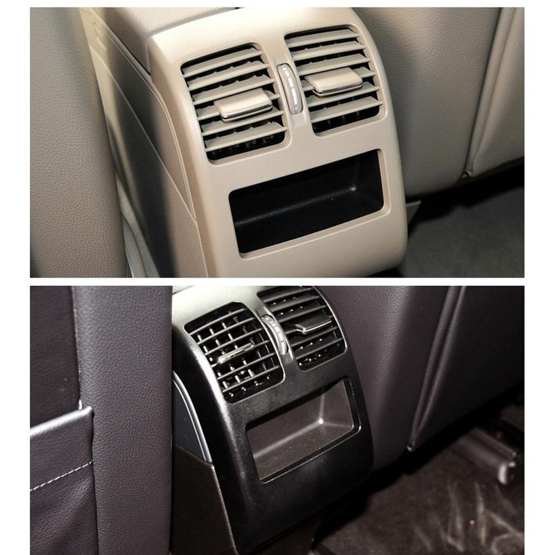 Interior Vent Trim Rear Air Vent Panel ABS PC Composite Factory-like Appearance Lightweight 197.7g Rear Vent Replacement