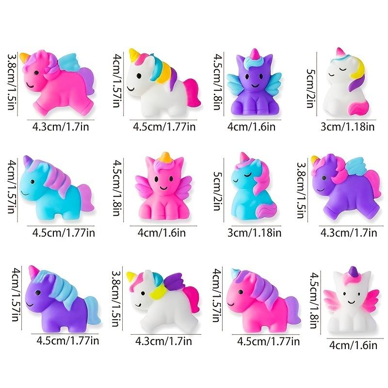 1/12 Единорог Kawaii Squishies Mochi Squishy Toys Игрушки для снятия стресса для детей Мальчиков Девочек Подарки на вечеринку Подарки на день рождения Призы