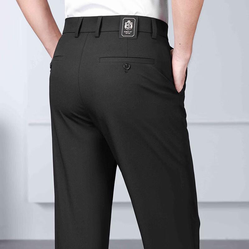 ROMON Мужские брюки прямого кроя в стиле business casual