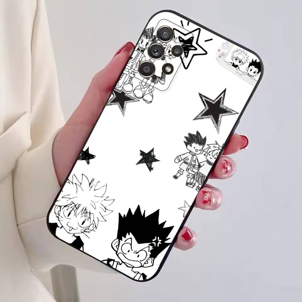 H-Hunter X Hunter Anime Phone Case For Samsung S25,S24,S21,S22,S23,S30,Ultra,S20,Plus,Fe,Soft Silicone Black Cover