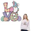 Ironing Stickers Easter Eggs Patches New Design A-Level Washable Heat Transfer T-Shirt Jeans Stickers Iron On Patches