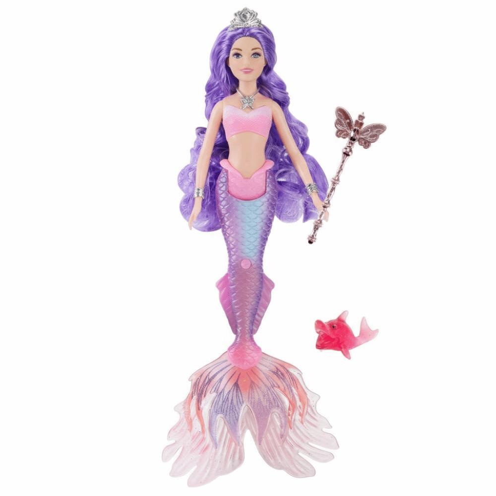 32cm Mermaid Doll Soft Light Playhouse Toy Cute Children Gift Kids Entertainme