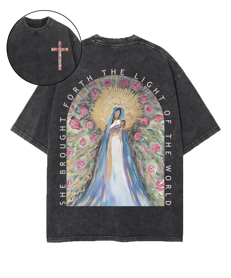 2026 Art Painting Printed T-shirt Summer Short Sleeve Casual Cotton Tshirt Harajuku Y2k Washed Oversized Tees Men Women Clothing Oversized Top