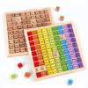 Wooden Multiplication Table Blocks - Educational Toy for Children
