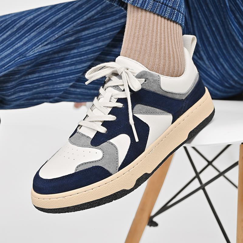 Fashion Genuine Leather Men Women Shoes Comfortable Sneakers Winter Spring Flats Skateboard Shoes Luxury Sport Snearkers Loffers Sabot