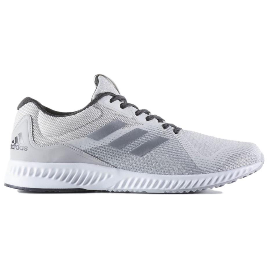 Adidas Aerobounce Racer Comfortable Slip-Resistant Durable Low-Top Casual Running Shoes Men Sneakers White Gray BW1558