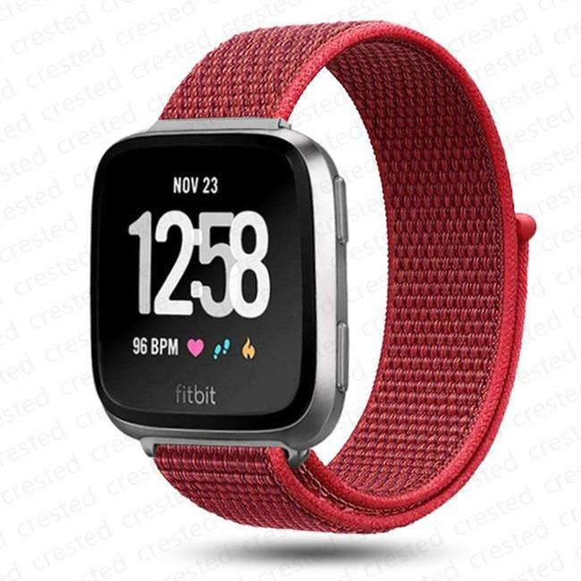 Nylon Loop Strap for Fitbit Versa 4 3 band Smart watch replacment Soft Breathable Sport belt Correa Bracelet Fitbit Sense 2 band