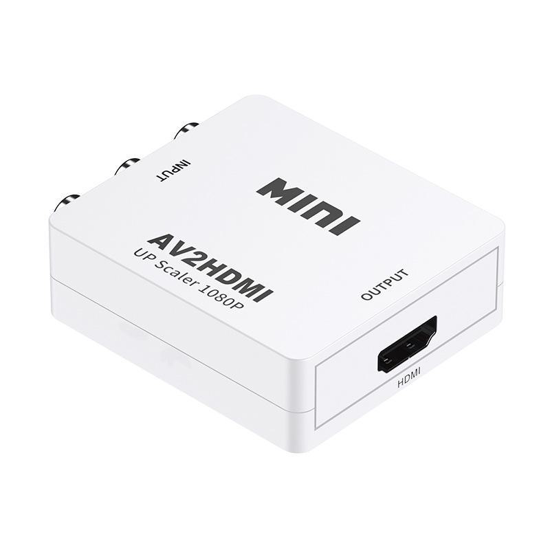 Видеоконвертер 1080P AV в HDMI для RCA-мониторинга, игр и телеприставок