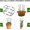 Butterfly Shaped Plant Climbing Trellis Strong Load Bearing Vine Climbing Rack  Potted Plants