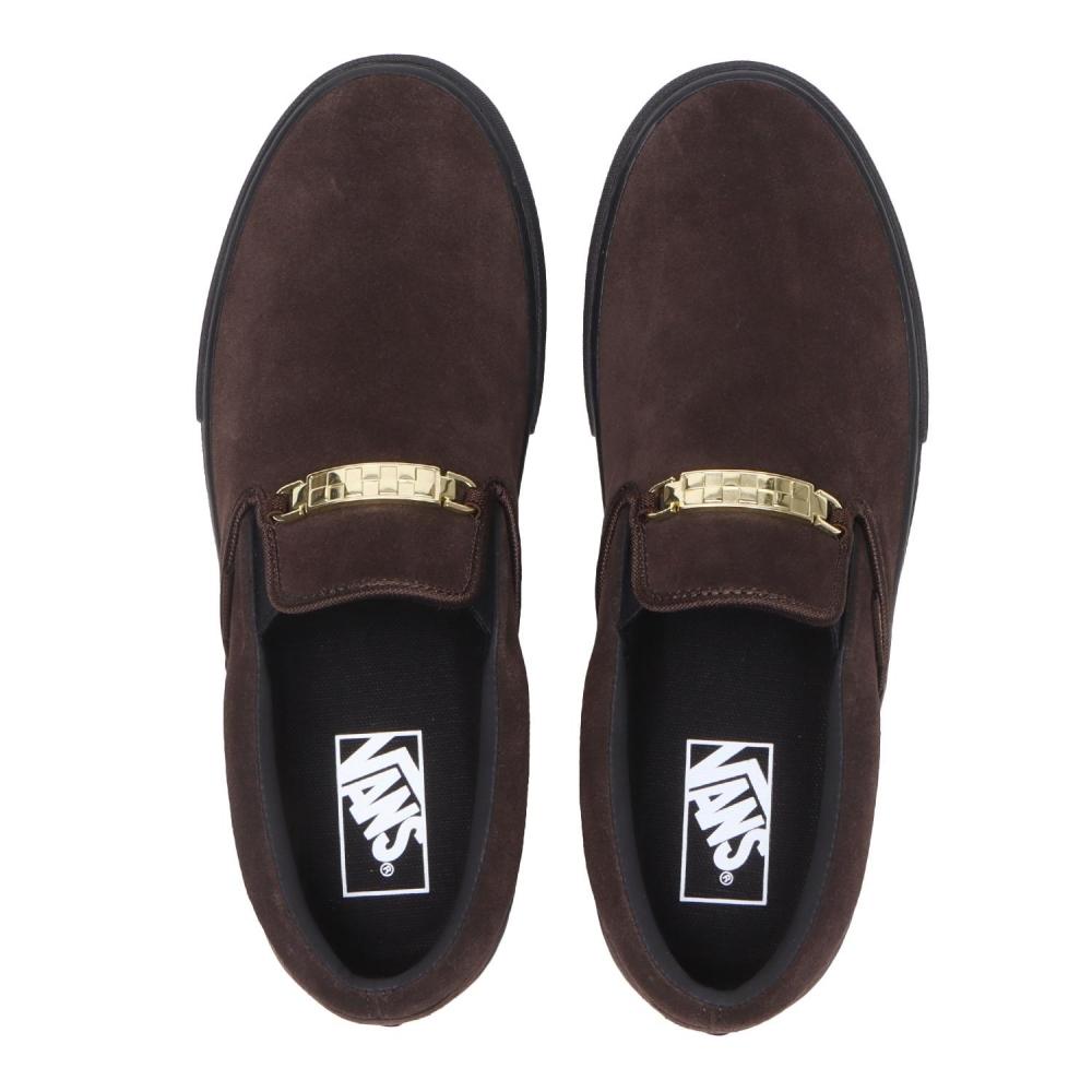 Vans Slip On Brown  Black V98cf Chn Brown  Black
