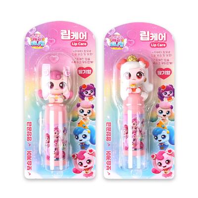 Catch Tiniping Lip Care Strawberry Scent 2 типа Ha Chuping + Dalcom Ping Изготовлено в 2024 году, 1 набор, 3,8 г, 2 типа Strawberry Scent
