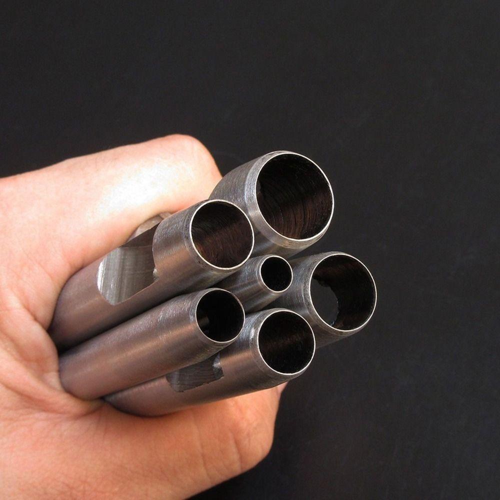 Mix Size Punch Tool Steel Hollow Cutter Puncher High Hardness Round Hole Punch  Belt
