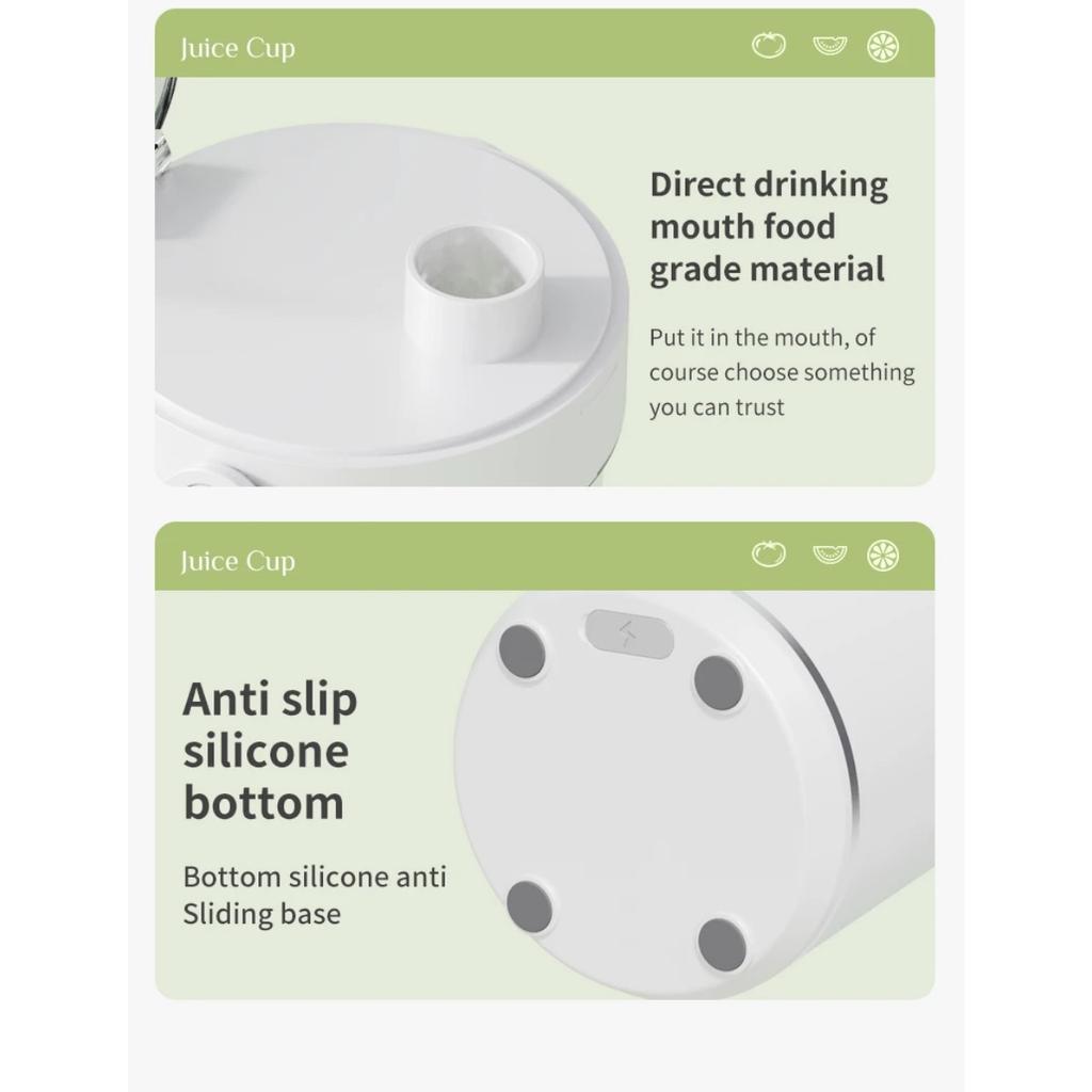 JOYBLISS Портативный блендер 600 мл Электрическая соковыжималка Фруктовые миксеры 4000 мАч USB Перезаряжаемый Смузи для улицы Блендер для свежих фруктов Персональный сок