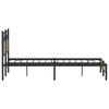 Bed Frame without Mattress Sonoma Oak Finish 150 x 200 cm Engineered Wood