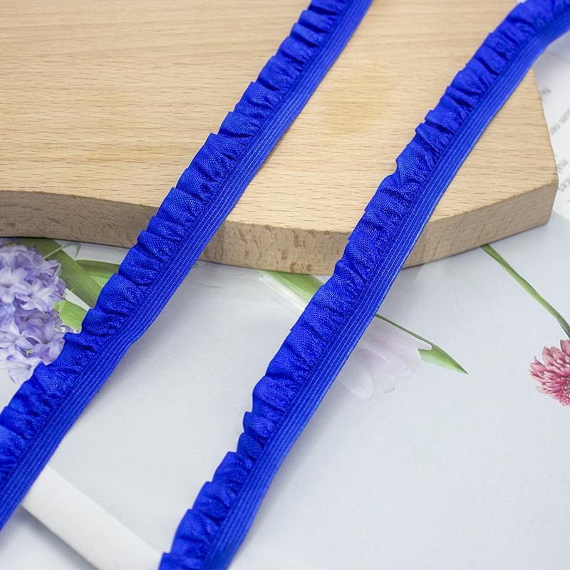 Bluebird 15Mm Unilateral Fungus Lace Webbing Wrinkled Elastic Belt Ruffle Edge Elastic Band Baby Clothes Pet Clothes