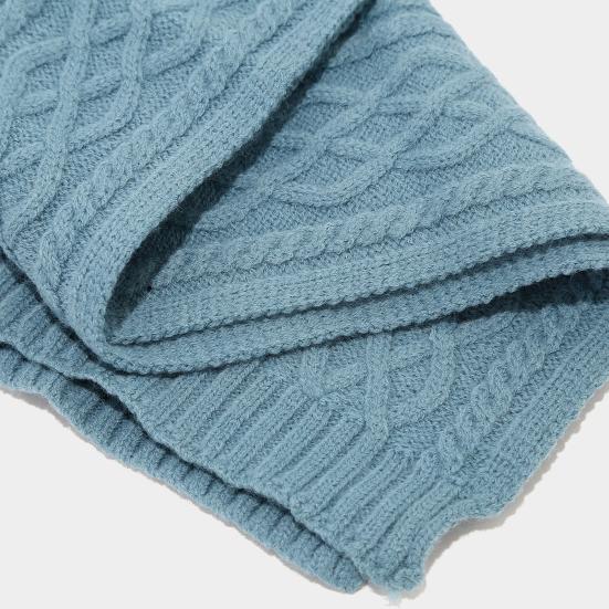 Набор из 3 предметов: женская шапка, шарф, перчатки, украшенный плюшевым помпоном, шапка без полей, длинный шарф, набор перчаток для сенсорного экрана, зимние аксессуары