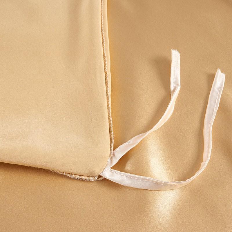 19 Momme Pure Silk Duvet Cover Set Minimalist Nordic Style Bedding Queen King Size