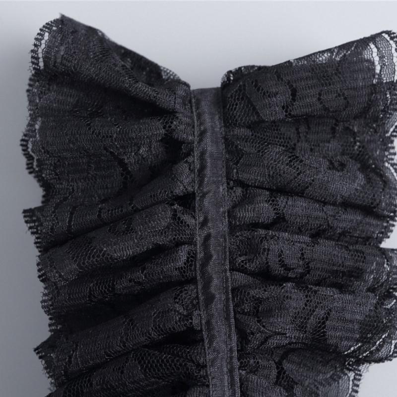 Маникюрные рукава с кружевной отделкой, Декор для ногтей, Сетчатые манжеты, Романтические нарукавники для особых случаев и маскарадных костюмов