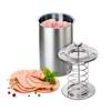 Spring Pressure Ham Press Maker Stainless Steel Meat Boiling Barrel Meat Press Cooker Poultry