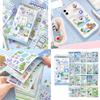Aesthetic Sticker Scrapbooking Sticker Cartoon Note Pad for Scrapbook Notebook Journal Planner Phone Case 20Sheets/Pad