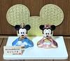 Mickey & Minnie Porcelain Hina Doll 183235 Disney Yoshitoku