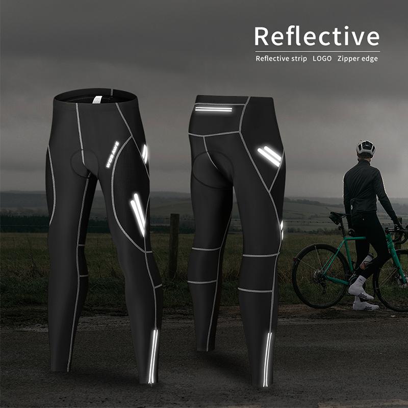 Велосипедные комплекты WOSAWE Мужские велосипедные брюки из джерси с длинными рукавами и мягкой подкладкой