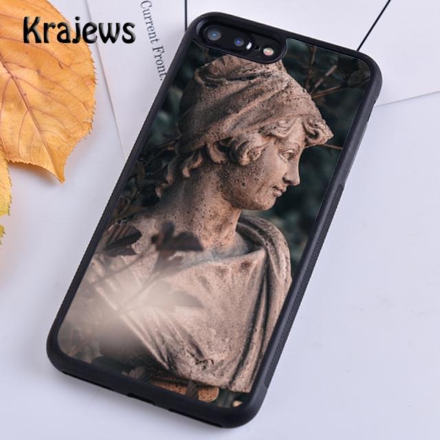 Krajews Vintage Plaster Statue David Aesthetic Art Phone Case For iPhone 14 SE 6 7 8 Plus XR XS 11 12 13 Pro Max Galaxy S21 S22
