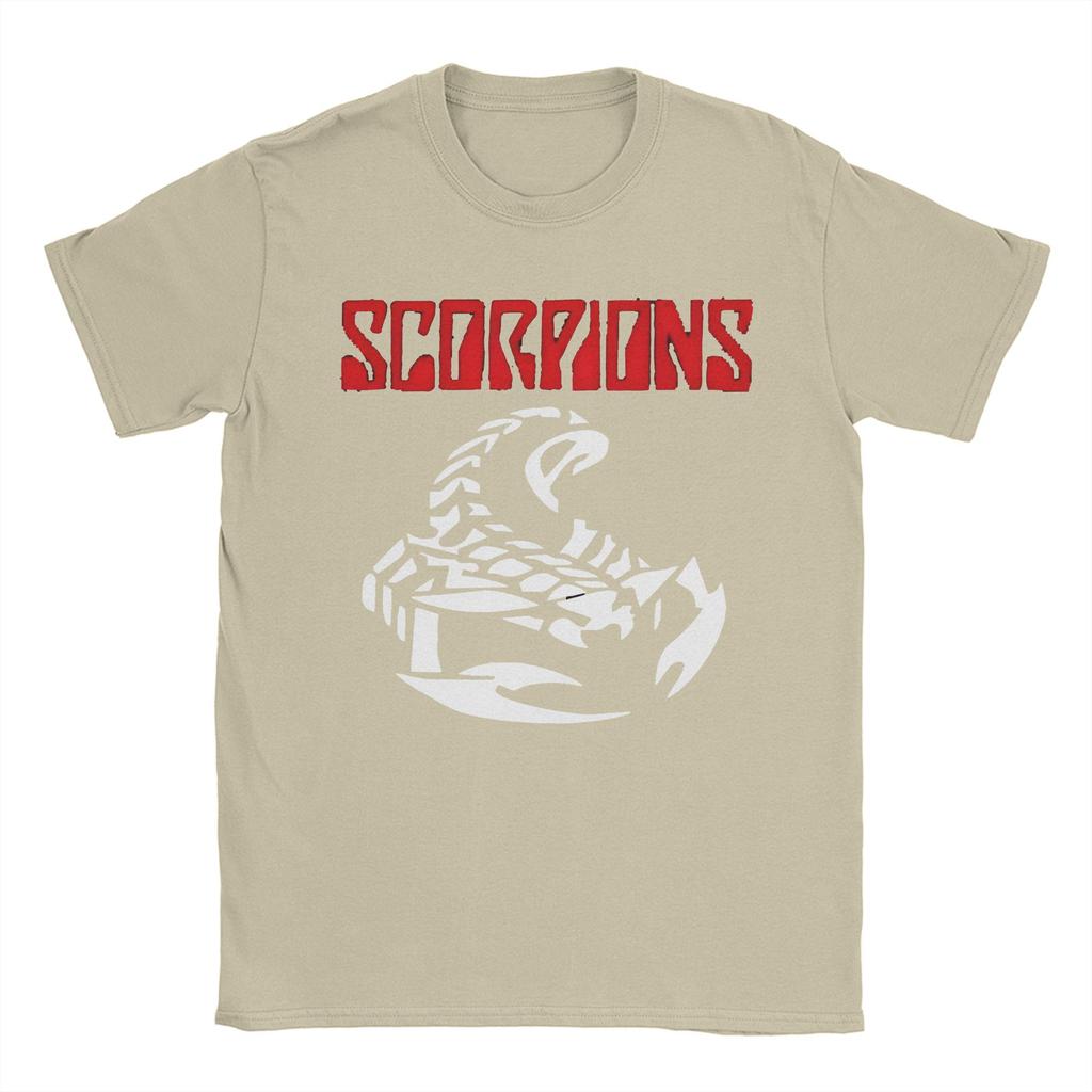 Scorpion Band Logo Merch Unisex T Shirts 100% Cotton Tee Новое поступление Футболка Одежда