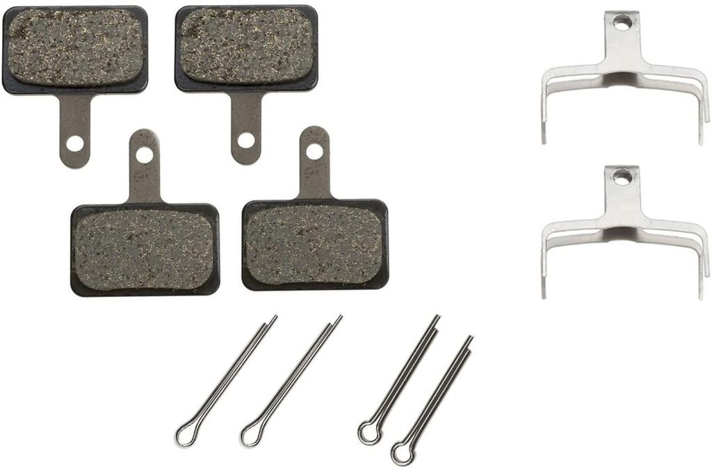 Shimano Disc Brake Pads B01S Resin Retaining Spring with Cotter Pin of & (Set 2)