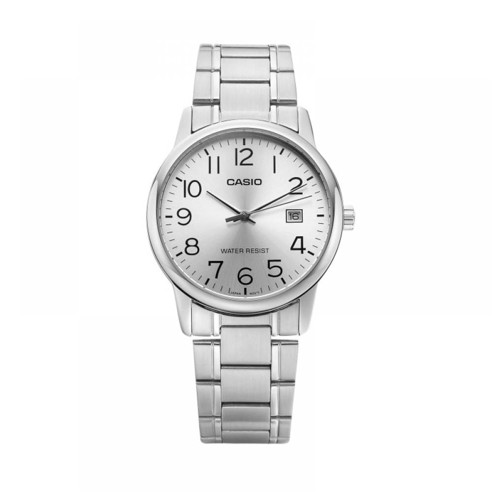 Casio Mtp V002d 7budf Mtp V002d 7b Аналоговые Sat Студенческие Мужские Металлические Часы