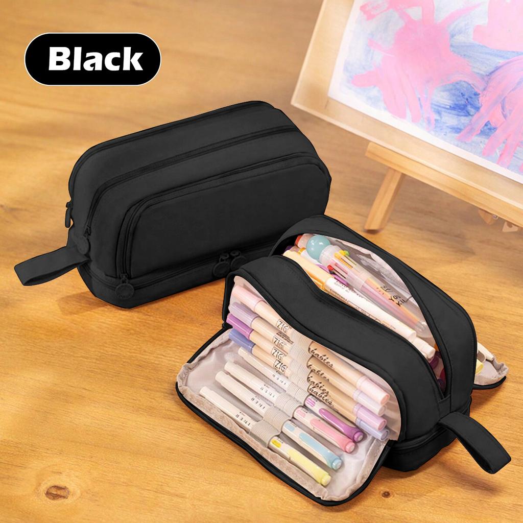 Пенал большой емкости, многофункциональный пенал PenPouch, пенал цвета макарон для хранения канцелярских принадлежностей для школьников и студентов, школьные офисные принадлежности