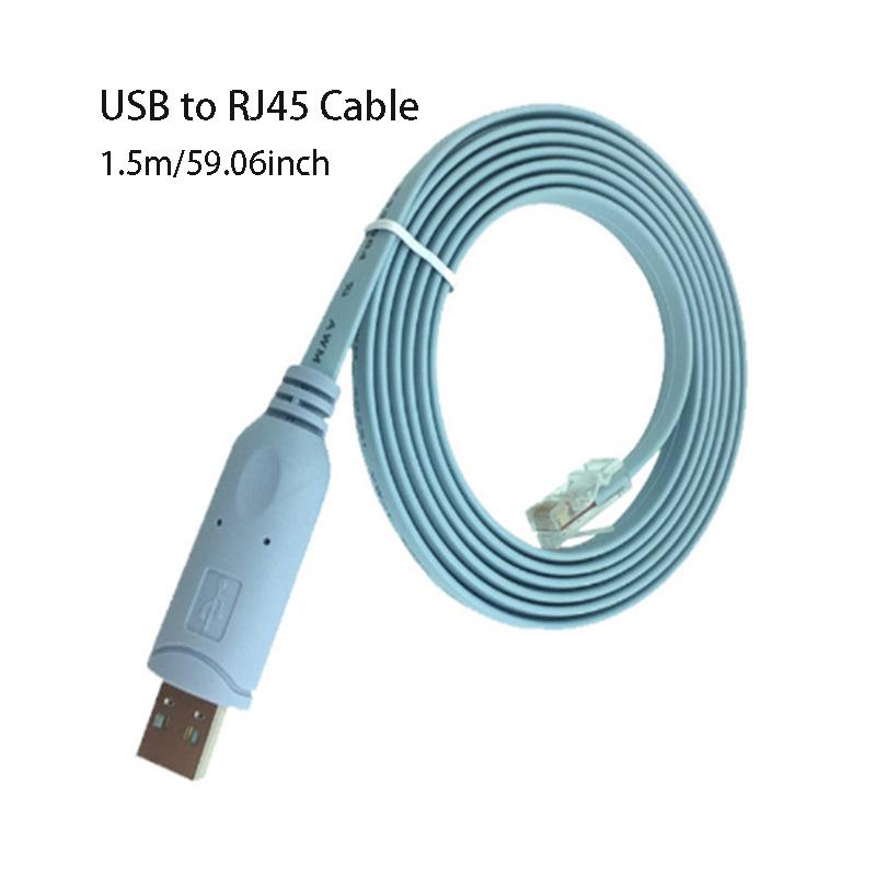 USB to RJ45 Console Cable for H3C Cisco Huawei Switch Extend Wire RS232 Serial Adapter Router Cord USB 8P8C Convert Lan Cable