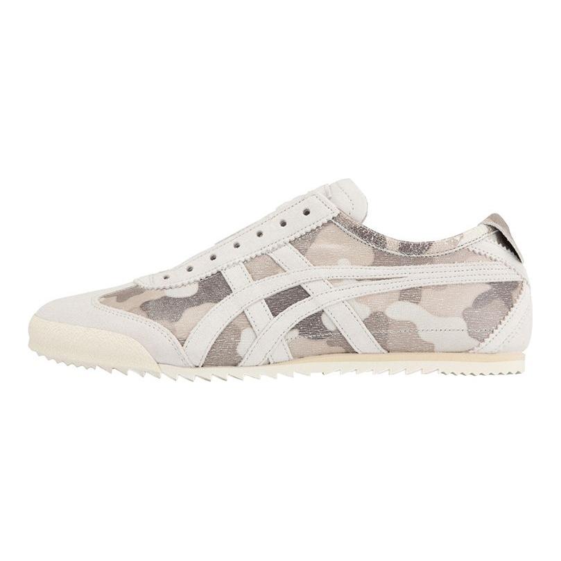 ONITSUKA TIGER Mexico 66 Mexico Slip-On Deluxe Удобные Универсальные Нескользящие Прочные Кроссовки с Низким Верхом для Повседневной Носки и Бега Женские кроссовки 1182A133-100