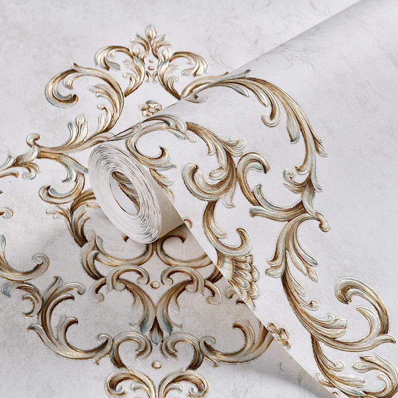 3D самоклеящиеся обои Ретро Дамаск утолщенные самоклеящиеся 3d стерео обои настенные съемные обои с цветочным принтом спальня