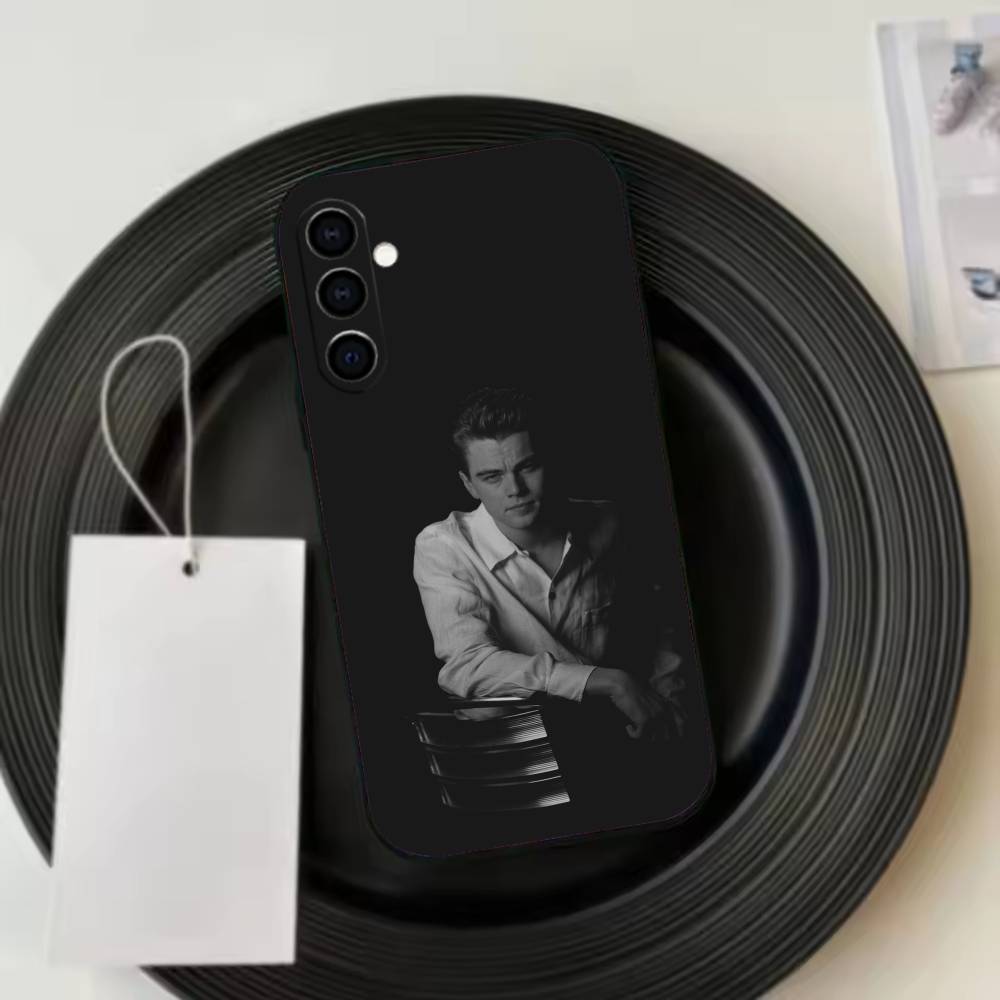Leonardo D-DiCaprio Phone Case For Samsung Galaxy A73,A72,A71,A70,A53,A52,A51,Soft Silicone Black Cover