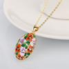 Enamel Small Daisy Necklace Fashion Personality Women Flowers Necklace