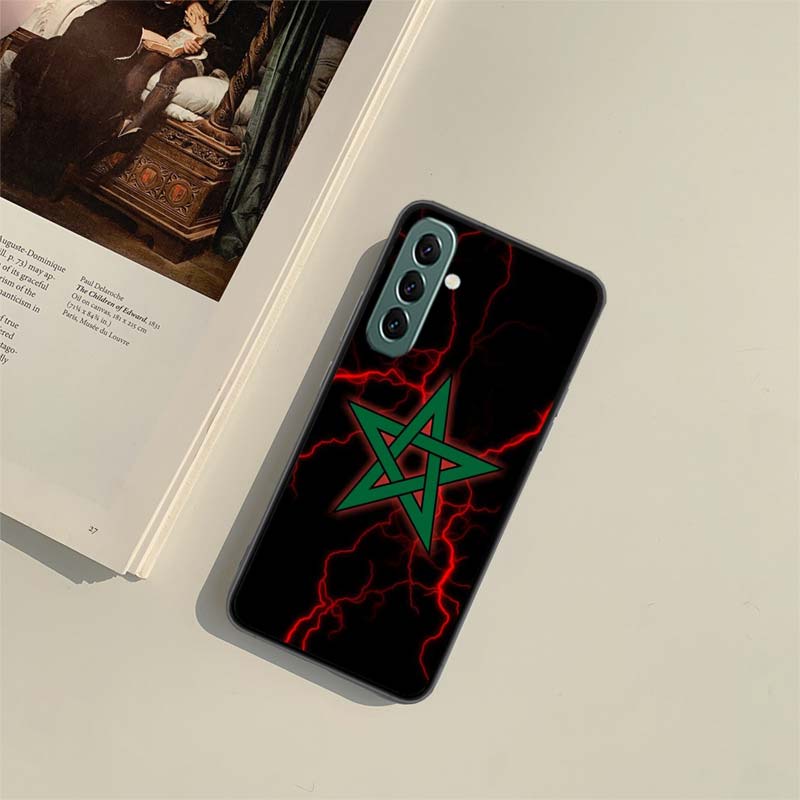 Чехол для телефона Флаг Марокко для Samsung Galaxy A54 A34 A24 A14 A04 A04S A12 A22 A32 A52S A72 A53 A33 A23 A13 4G A73 A42 5G