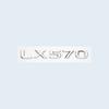 Suitable For Lexus Series LX450 LX470 LX570 Chrome Silver Letters Number Emblem Car Rear Bumper Tail Door Trunk Badge StickerBD8 