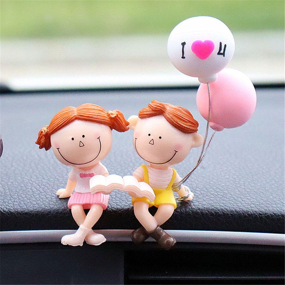 Accessories Home Decor Lovely Car Ornaments Miniatures Car Air Vent  Statues Perfume Clip Decor
