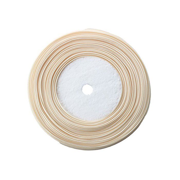 Ruban en organza - Cupsofu - 3/8 pouces - 50 yards - Beige