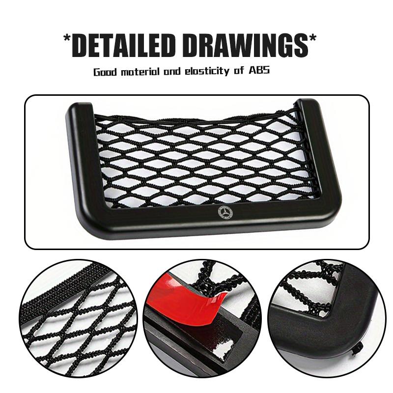AAVU1 For Benz Car Multifunction Resilient Storage Nets Seat Organizer Pocket Storage Accessories AMG CLA CLS C180 C200 W204 W205