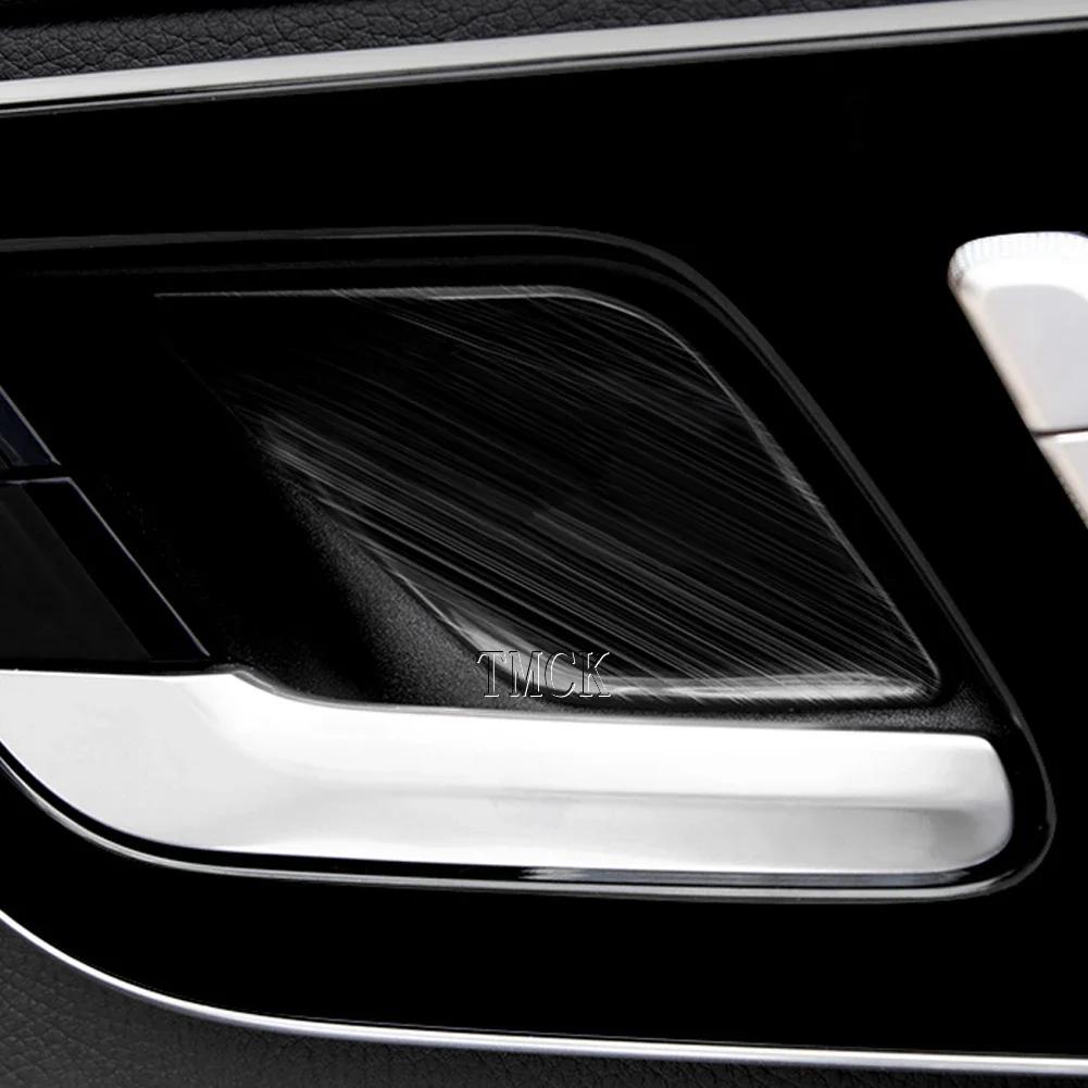 For Mercedes Benz C E S GLC EQE EQS Class W206 W214 X254 W223 V295 V297 Stainless Steel Car Inner Handle Door Bowl Cover Trim