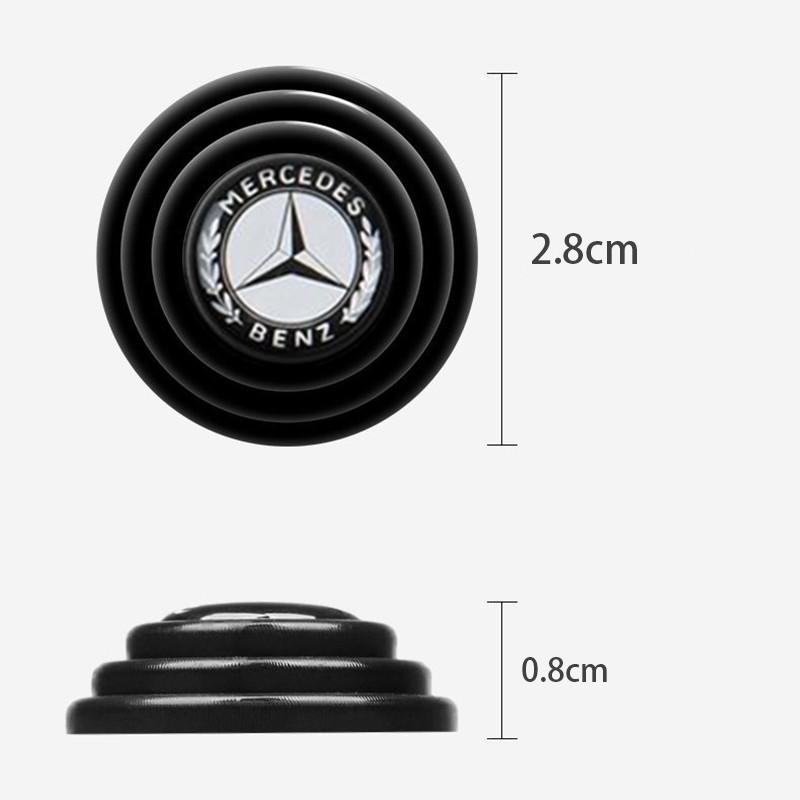 Car Silicone Door Shock Stickers Absorber Soundproof Buffer Pier For Mercedes Benz B/C/E/S Class A Class C200L GLC GLK CLA GLA WU5
