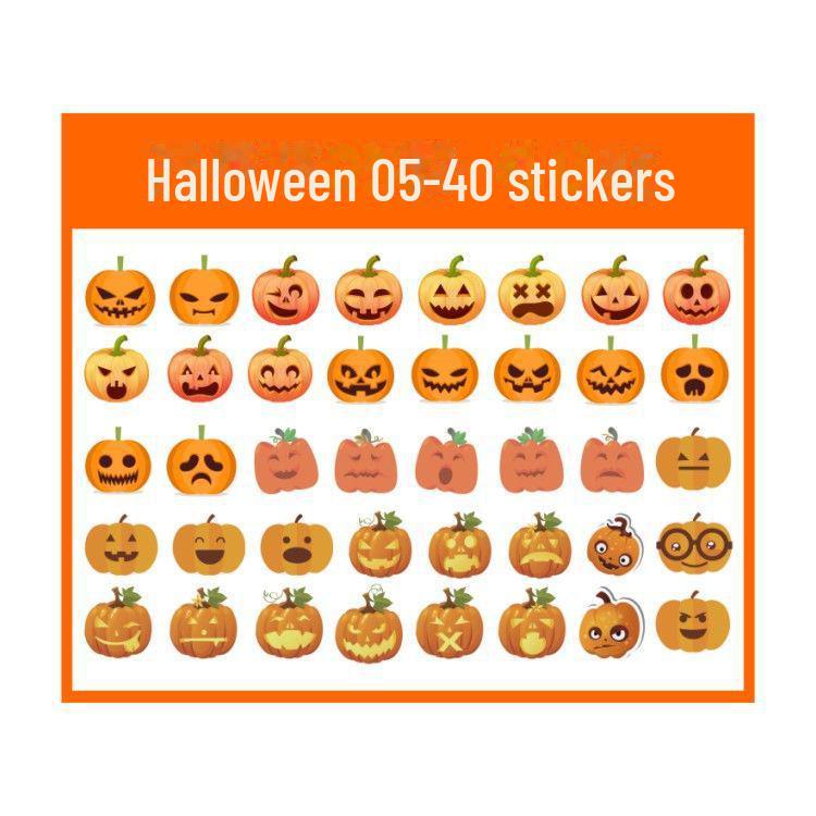 Детские наклейки-татуировки с героями мультфильмов на Хэллоуин — милые тыквы, привидения, черепа, водонепроницаемые и прочные
