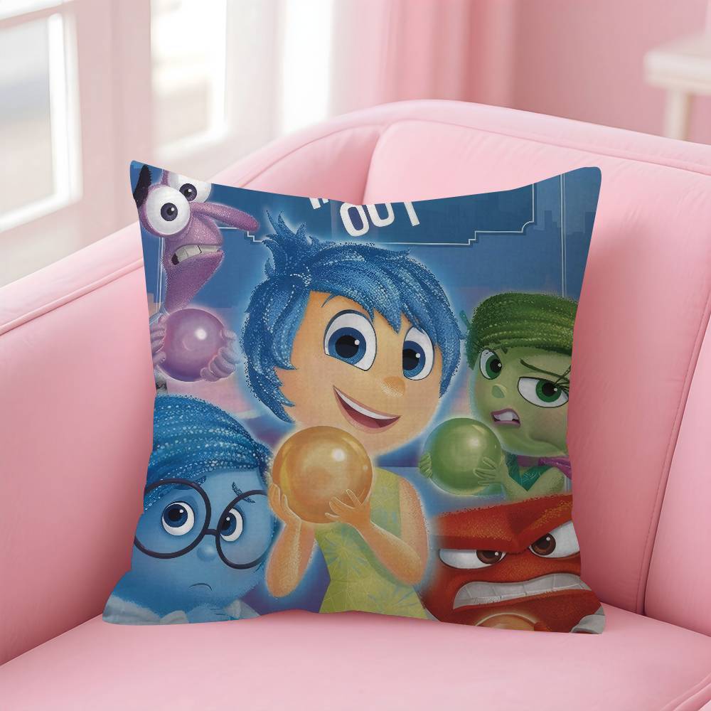Movie cartoon IInside FUN Out Cushion Cover Inches Farmhouse Decor Home Throw Pillow Covers for Couch Decorations