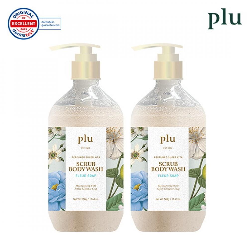 Plu Super Vita Spa Scrub Body Wash 500g 2 Types Choose 1
