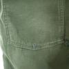 US ARMY 70s DSA Vintage Cotton Satin Baker Pants W30 Military Button Fly Men's Used
